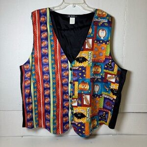 111 Main Colorful Halloween Vest